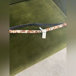 Anthropologie Brown and Cream Belt Accessories